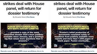 November 9th 2017 Fusion GPS Delivers 7,500 Blank Pages To Congress