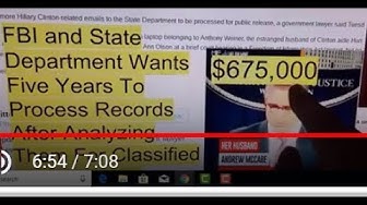 Day 52.1 McCabe Has Spyed For Hillary For 20 Years - No Changes