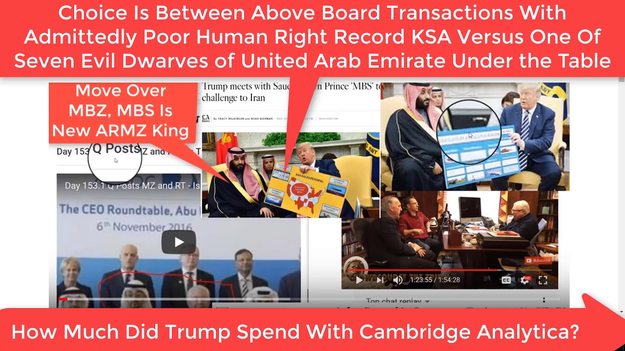 March 31st 2018. Trump Choose MBS Over MBZ