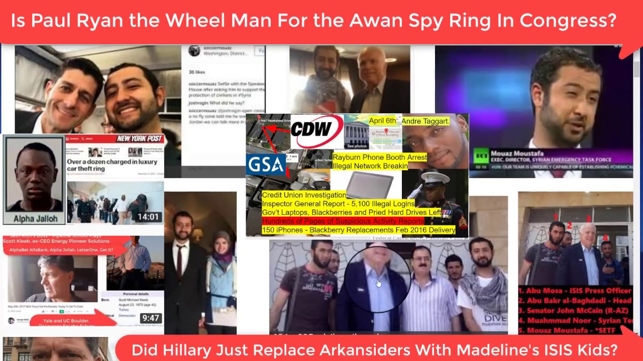 April 13th 2018 Is Paul Ryan the Wheelman For the Awans?