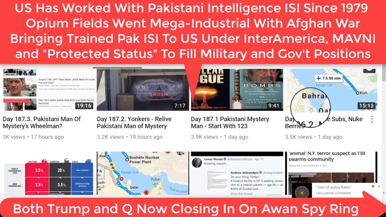 April 24th 2018 Trump Closing In On Awans - Pakistani Mystery Man, Mentions Him With Putin