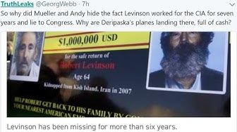 May 16th 2018 Who Outed Bob Levinson in December 2013 As A CIA Agent