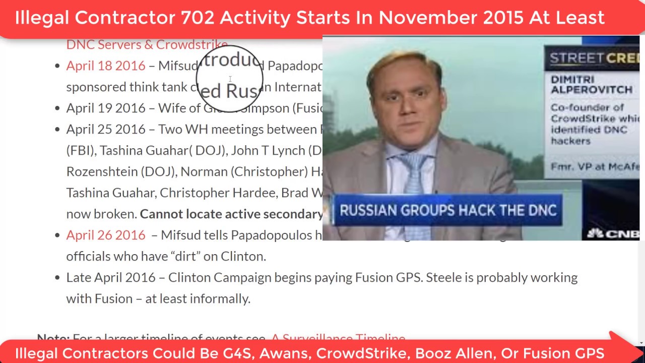 June 18th 2018 Did Crowdstrike’s Alperovitch Start Crossfire In November of 2015?