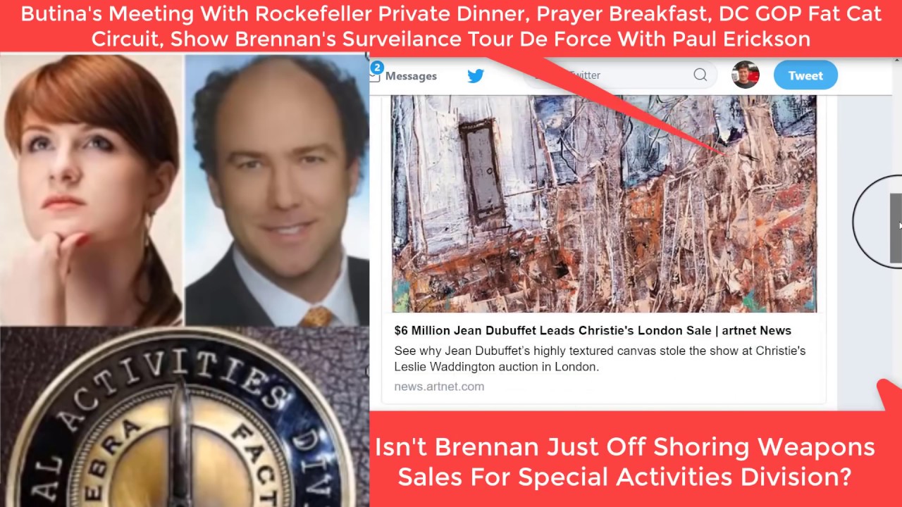 July 27th 2018 Rockefeller Spy Erickson Wheels Butinas Around DC To Compromise Trump Insiders