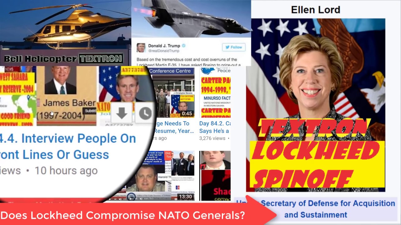 September 19th 2018 Was Carter Page Comey’s Lockheed Spy At NATO? Chris Stevens Too?