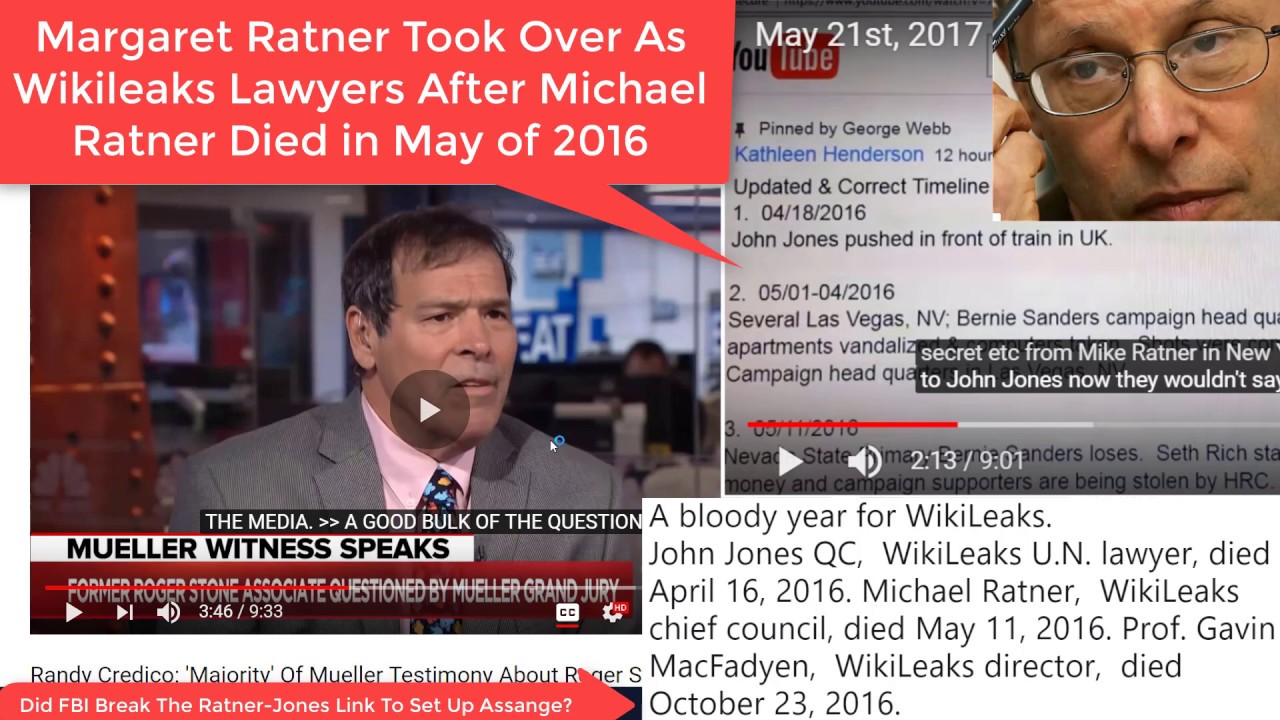 November 28th, 2018 Did CIA_Fake FBI Break Up Wikileaks Ratner-Jones Link To Set Up Assange_