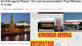 January 14th 2019 Valerie Plame Says Paul Whelan May Be A Spy. GRU Thumbdrive Outside The Kremlin