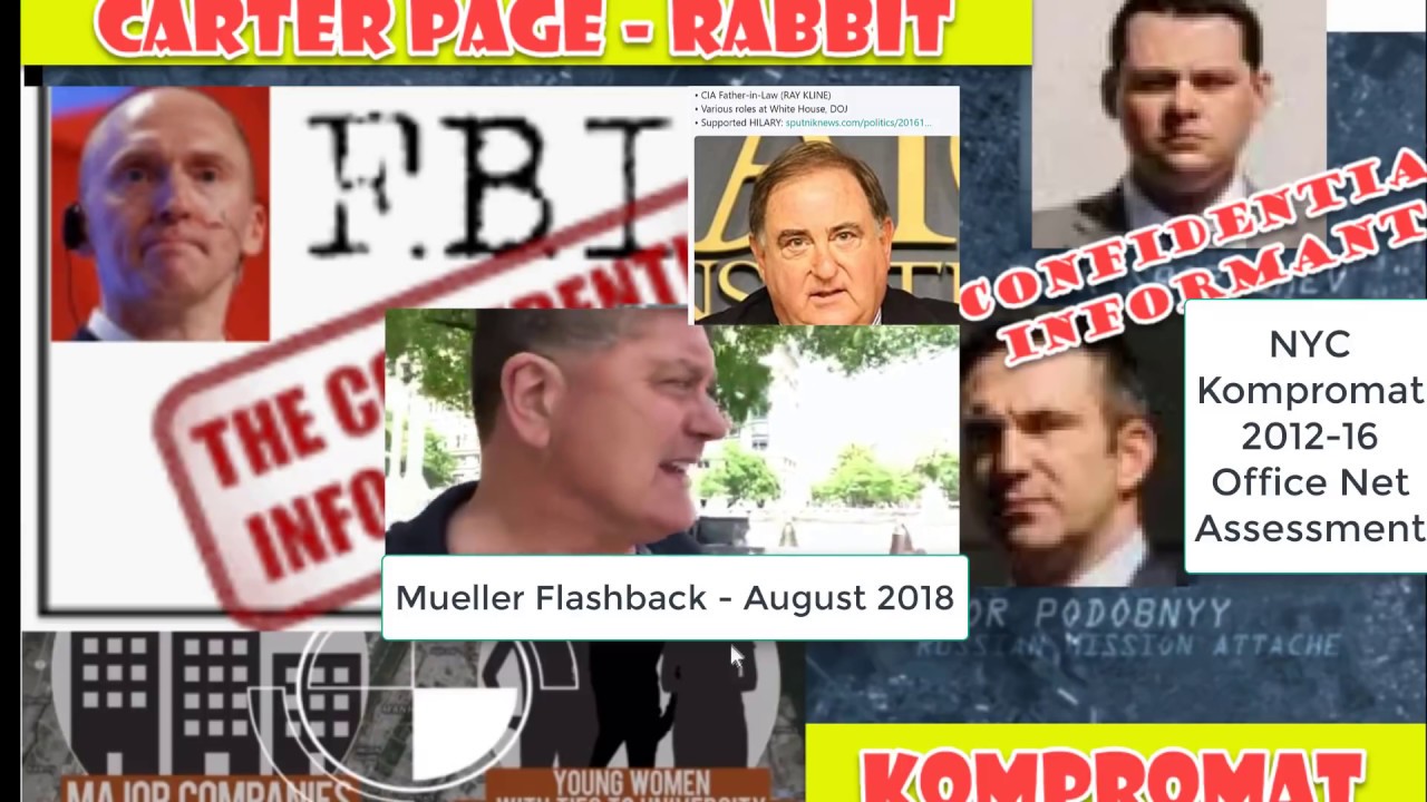 Mueller Flashback - Aug 2018 Halper Doesn’t Need Carter Page To Be A Genius To Wear A Wire