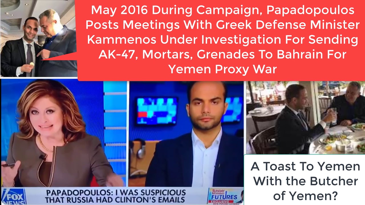 May 5th 2019 Papadopoulos Skips Over May 2016 Weapons Meeting During Campaign