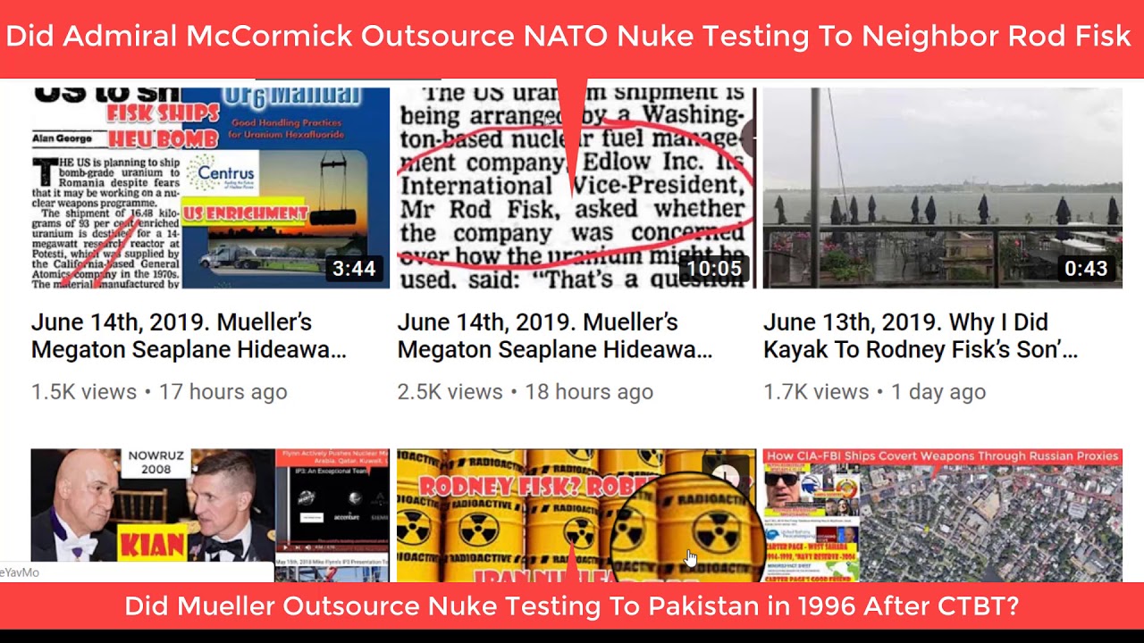 June 15th 2019 Did US Navy Outsource Nuke Testing To Marc Rich, Then Pakistan?