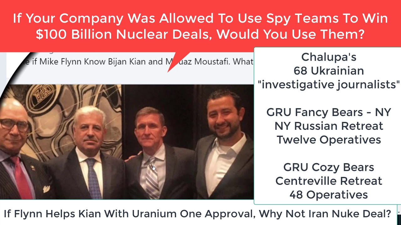 June 18th 2019 Flynn And GRU Spy Chief Worked On $100B Saudi Reactor Deal. Would They Use Spies?