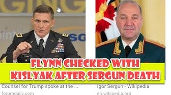 June 8th 2019. Mike Flynn Meets Butina At House Of Uranium One. And Her Generals