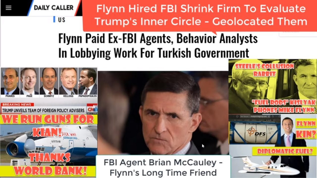 July 16th 2019 Daily Caller Confirms Flynn Hired FBI Shrink Firm, I Contend To Evaluate Trump