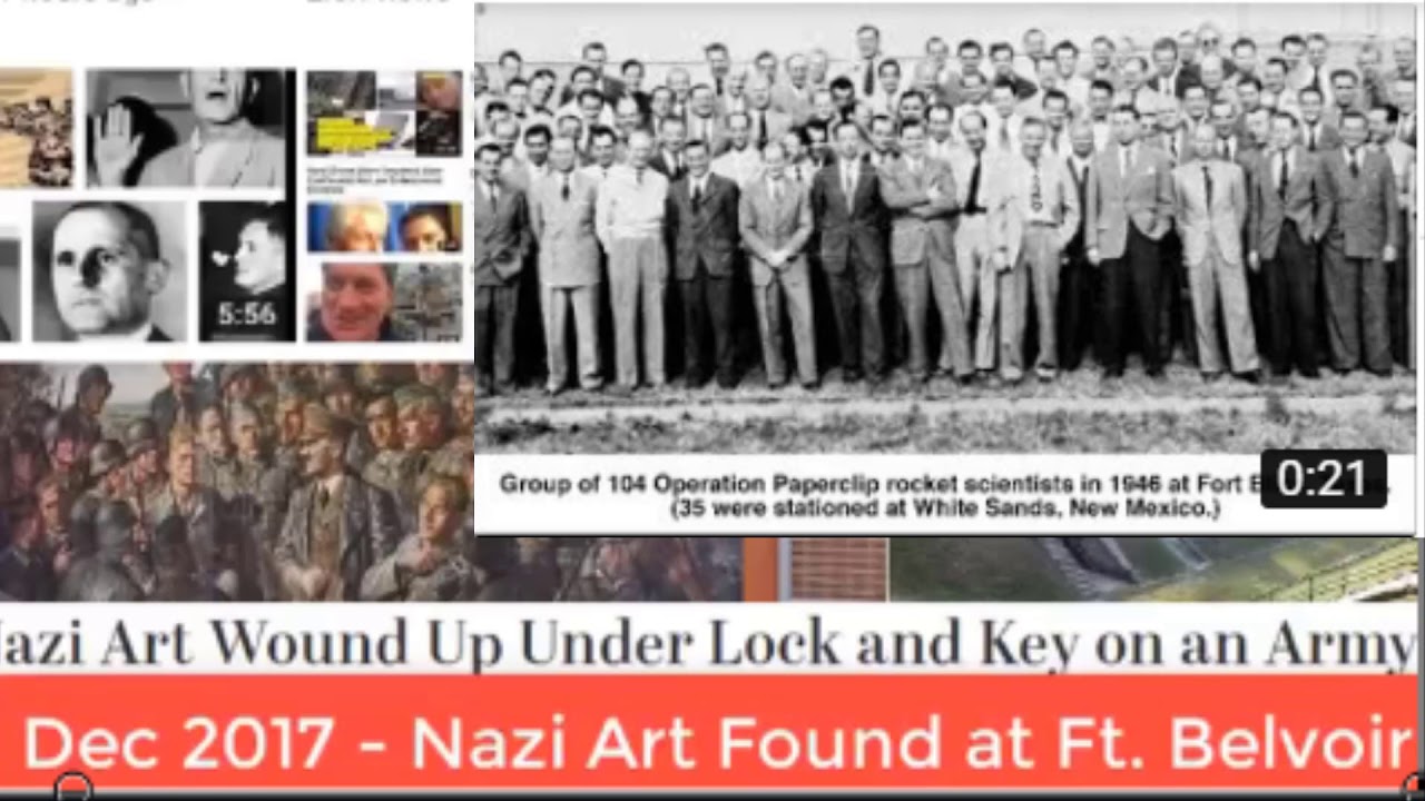 August 4th 2019 Are We Seeing Fruits Of Nazi Paperclip Immigration In Mass Shootings?