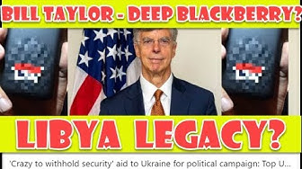 October 5, 2019. Is Bill Taylor Deep Blackberry? Taylor Was Ambassador To With Ukraine, NATO